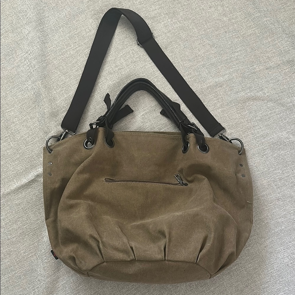 Stylish Olive Green Tote Bag